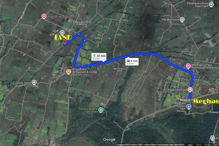 land for sale meghauli chitwan sajhapur 768x512