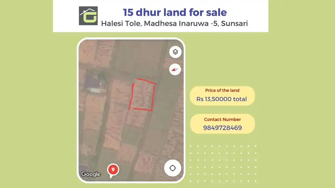 Halesi Tole, Madhesa, Ward No.12, Inaruwa Municipality, Sunsari, Koshi Pradesh Nepal, ,Land,For sale - Properties,9148