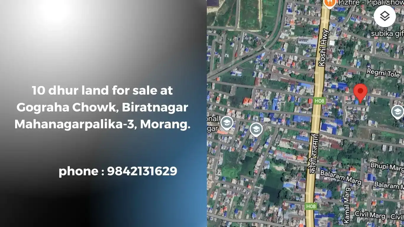 Gograha Chowk, Ward No . 03, Biratnagar Metropolitancity, Morang, Koshi Pradesh Nepal, ,Land,For sale - Properties,9166