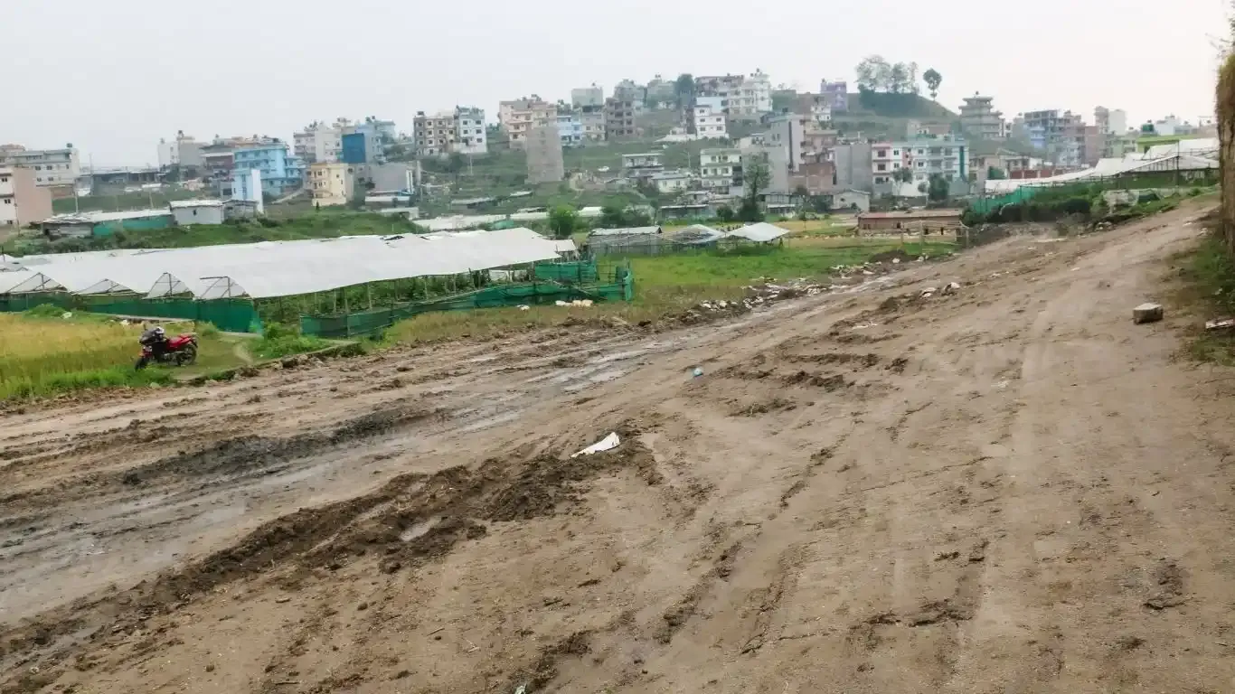 Explore prime land for sale in Tarkeshwor-6, near Padmasal Chowk, Kathmandu. Starting from 3 aana, with 13 ft road access, adjacent to the highway, and close to major landmarks like Jarankhu Bridge and Green Hills Academy. Ideal for residential or investment purposes.