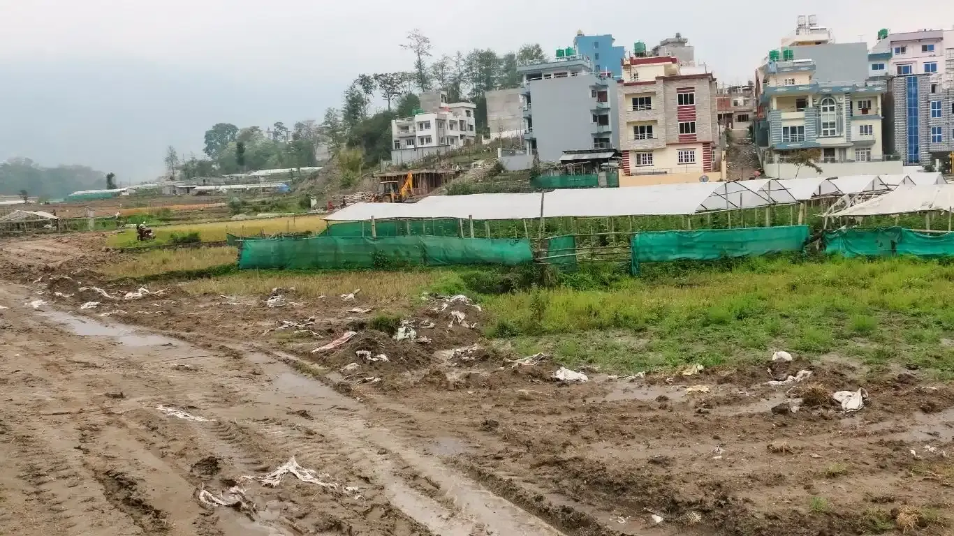 Explore prime land for sale in Tarkeshwor-6, near Padmasal Chowk, Kathmandu. Starting from 3 aana, with 13 ft road access, adjacent to the highway, and close to major landmarks like Jarankhu Bridge and Green Hills Academy. Ideal for residential or investment purposes.