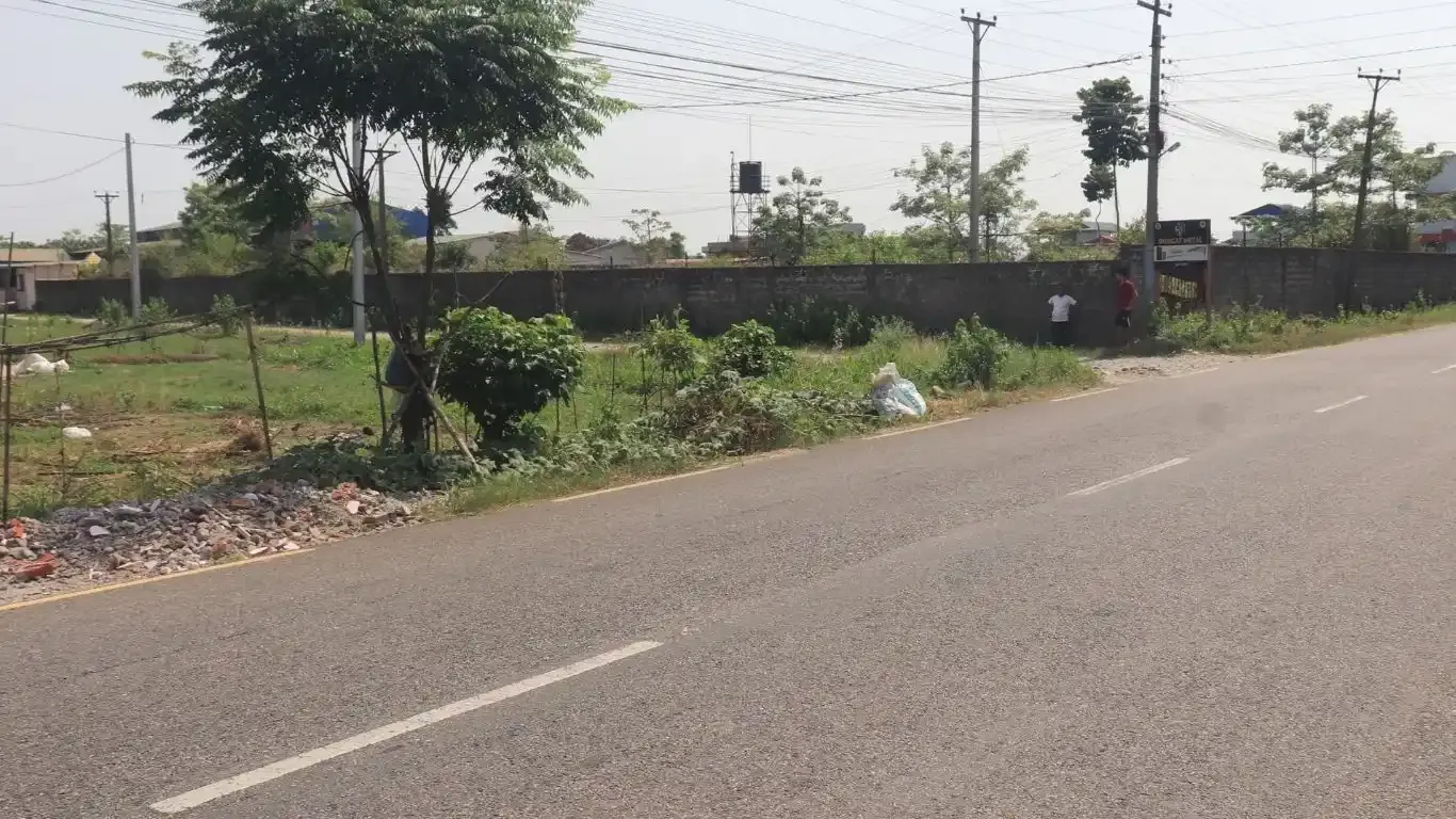 Bharatpur land for sale, Anandapur ghaderi, 11 dhur commercial plot, 2 side road land Nepal, corner land Bharatpur, land near Bhagat Metal, business land in Bharatpur, ready-to-build land Nepal, buy land in Bharatpur Mahanagarpalika

