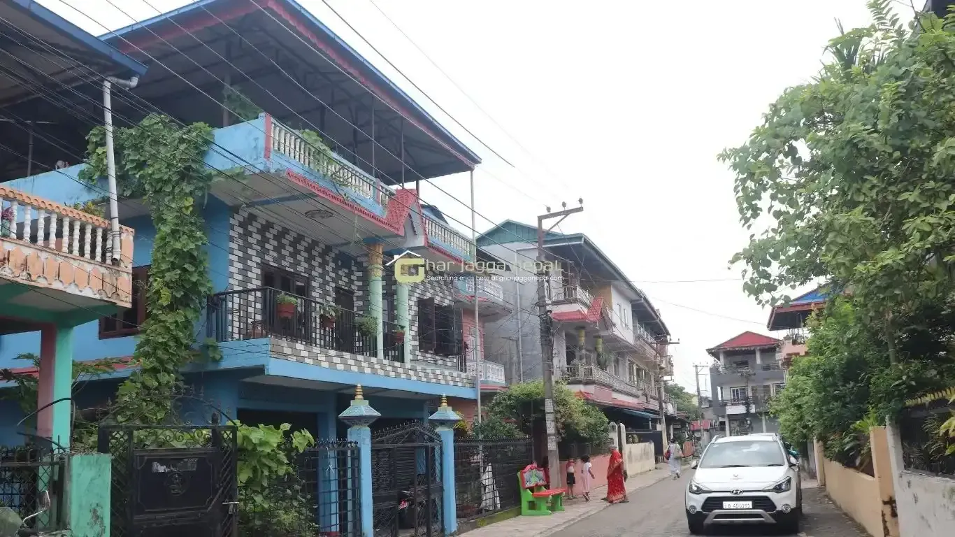 house for sale Bharatpur, Namuna Tole house, Bharatpur-10 real estate, exchange property Chitwan, land with wide mohoda, 2-storey house near college, house with parking & garden Bharatpur, Gitanagar exchange house, commercial house Chitwan