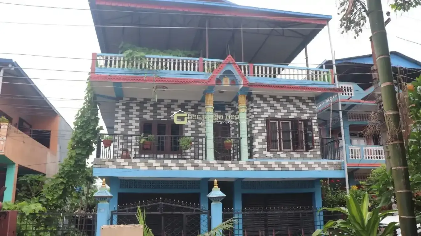 house for sale Bharatpur, Namuna Tole house, Bharatpur-10 real estate, exchange property Chitwan, land with wide mohoda, 2-storey house near college, house with parking & garden Bharatpur, Gitanagar exchange house, commercial house Chitwan