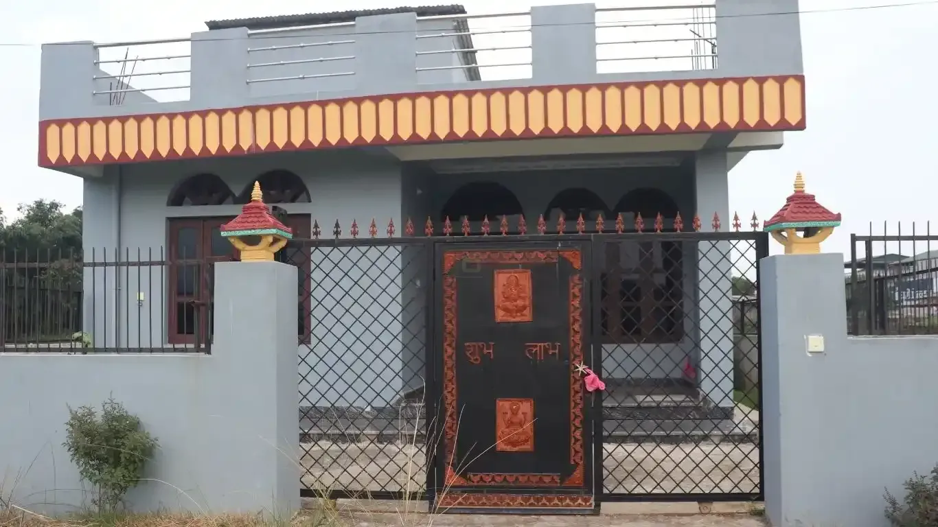 house for sale in Bharatpur, Chowk Bazar home, single-storey house Chitwan, earthquake resistant house Nepal, Bharatpur-6 real estate, gated home Chitwan, affordable house Chitwan, ready to move home Bharatpur, home near Cancer Hospital, 8.5 dhur house Nepal