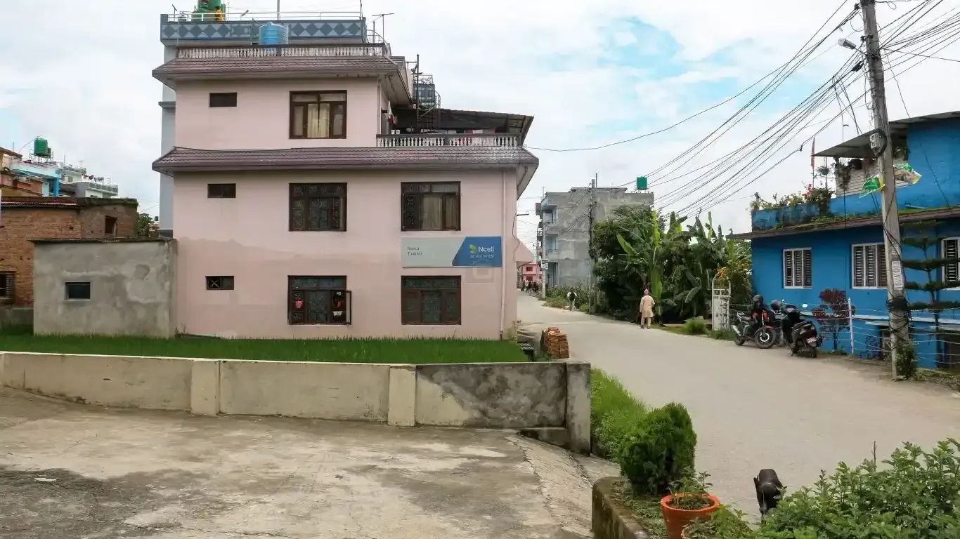 Bhaktapur main road land, Saraswotikhel commercial land, land for sale Changunarayan, 12 Aana mixed-use land, roadside land Bhaktapur, blacktop frontage plot Kathmandu Valley