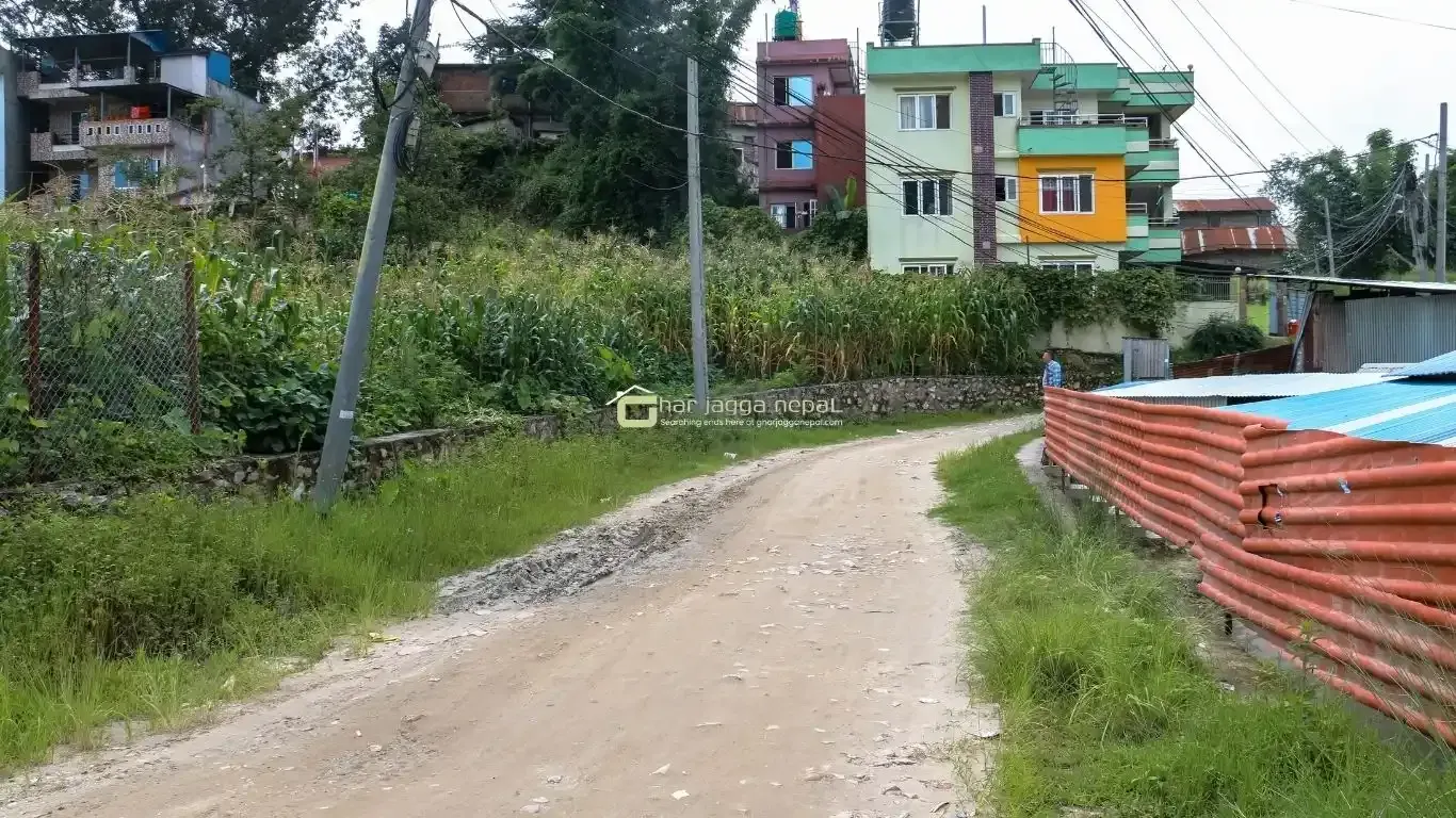 land for sale Gokarneshwor, 6 aana plot Kathmandu, Gokarna land, land near Sagarmatha gate, Kathmandu real estate, Basnet Tole land