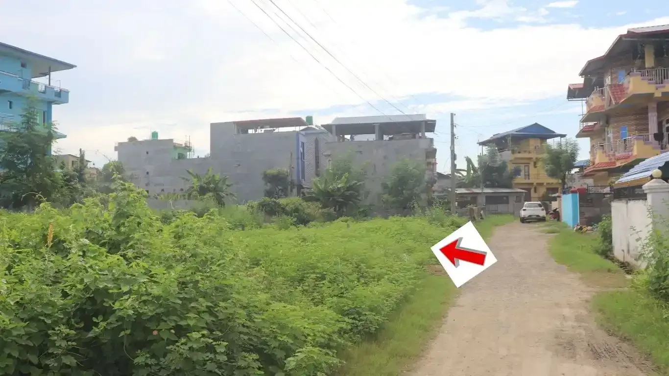 Bharatpur land for sale, Basanta Chowk land, 8.75 dhur plot Bharatpur, Chitwan land property, highway access land Nepal, south-facing land Bharatpur, real estate Chitwan