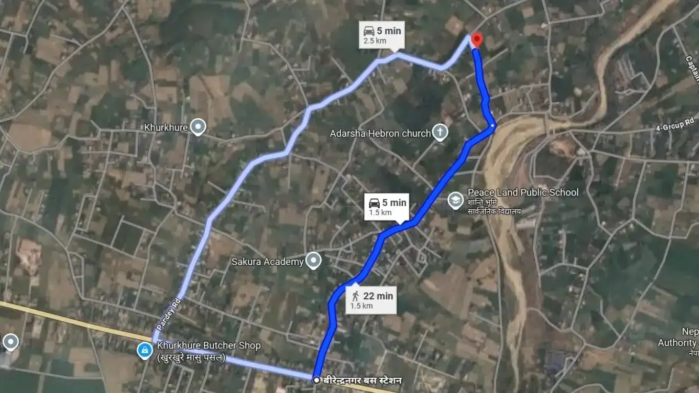 Chitwan land for sale, Birendranagar land, Milan Chowk plot, east-facing land Chitwan, residential land near East-West Highway, buy land Chitwan, Chitwan real estate, Birendranagar property, 6m road land Chitwan, Rapti-7 land