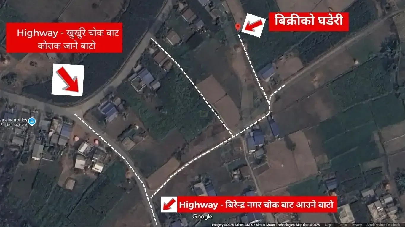 Chitwan land for sale, Birendranagar land, Milan Chowk plot, east-facing land Chitwan, residential land near East-West Highway, buy land Chitwan, Chitwan real estate, Birendranagar property, 6m road land Chitwan, Rapti-7 land